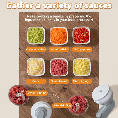 Rynx | Manual Grinder Garlic Vegetable Chopper
