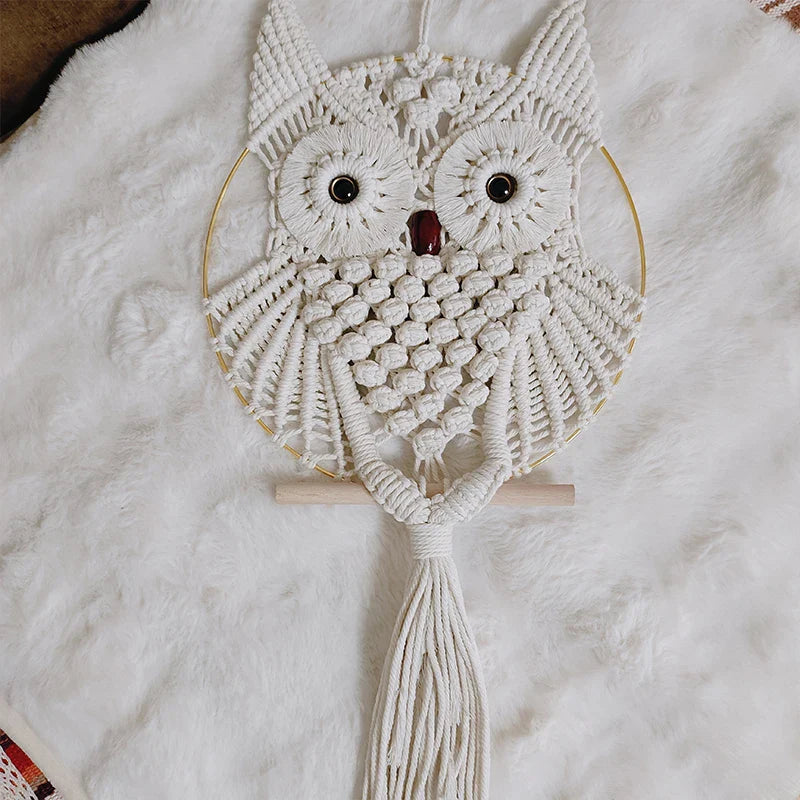 Rynx | Macramé Owl Wall Hanging