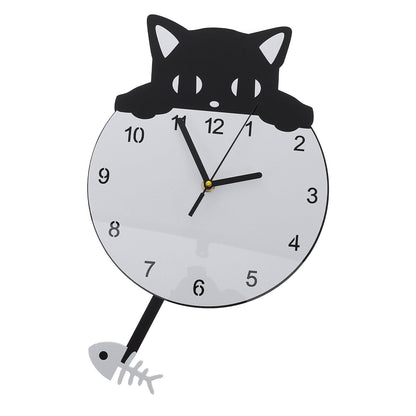 Rynx | Art Acrylic Hanging Kittens Clock