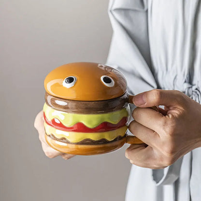 Rynx | Yummy Hamburger-Shaped Ceramic Hamburger Mug