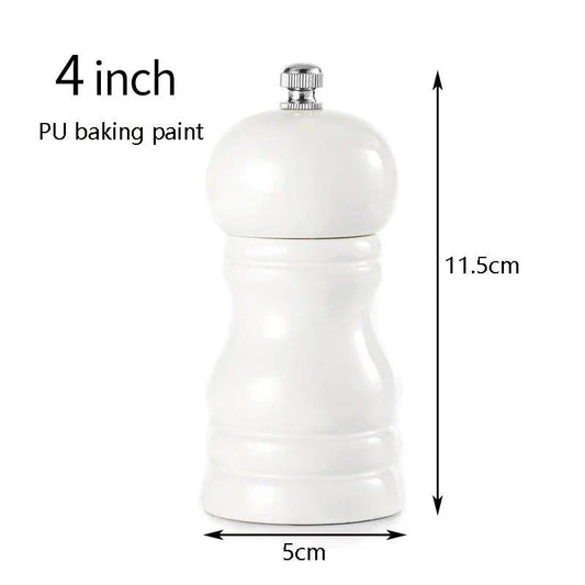 Rynx | Elegant adjustable salt and pepper mill set made of solid wood for outdoor dining