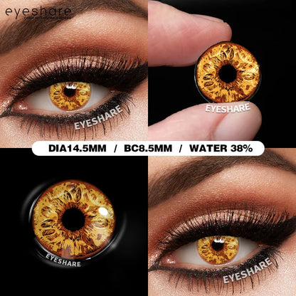 Rynx | 1 Pair Halloween Colored Contact Lenses for Cosplay White Contact Anime Colored Eye Lenses Annual Vampire Red Contact Lens