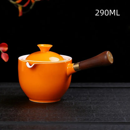 Rynx | Traditional Harmony Ceramic Rotating Teapot