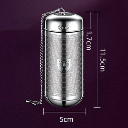 Rynx | Stainless Steel Tea Infuser & Spice Strainer - Locking Mesh Ball Filter for Tea & Seasoning