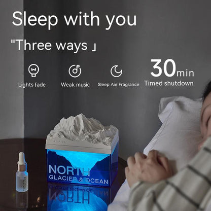 Rynx | Iceberg Aromatherapy Bluetooth Speaker Night Lamp