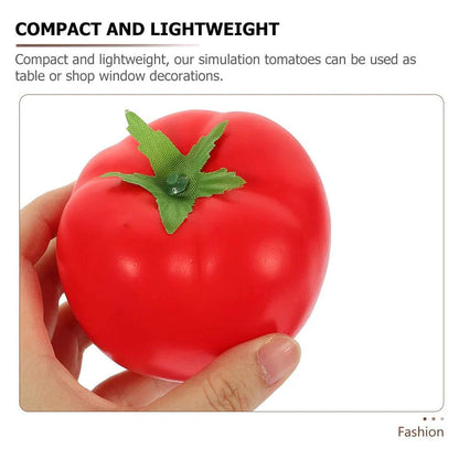 Rynx | Life-like 6-Piece Faux Tomato Collection - Realistic Decorative Props for Home and Retail Spaces