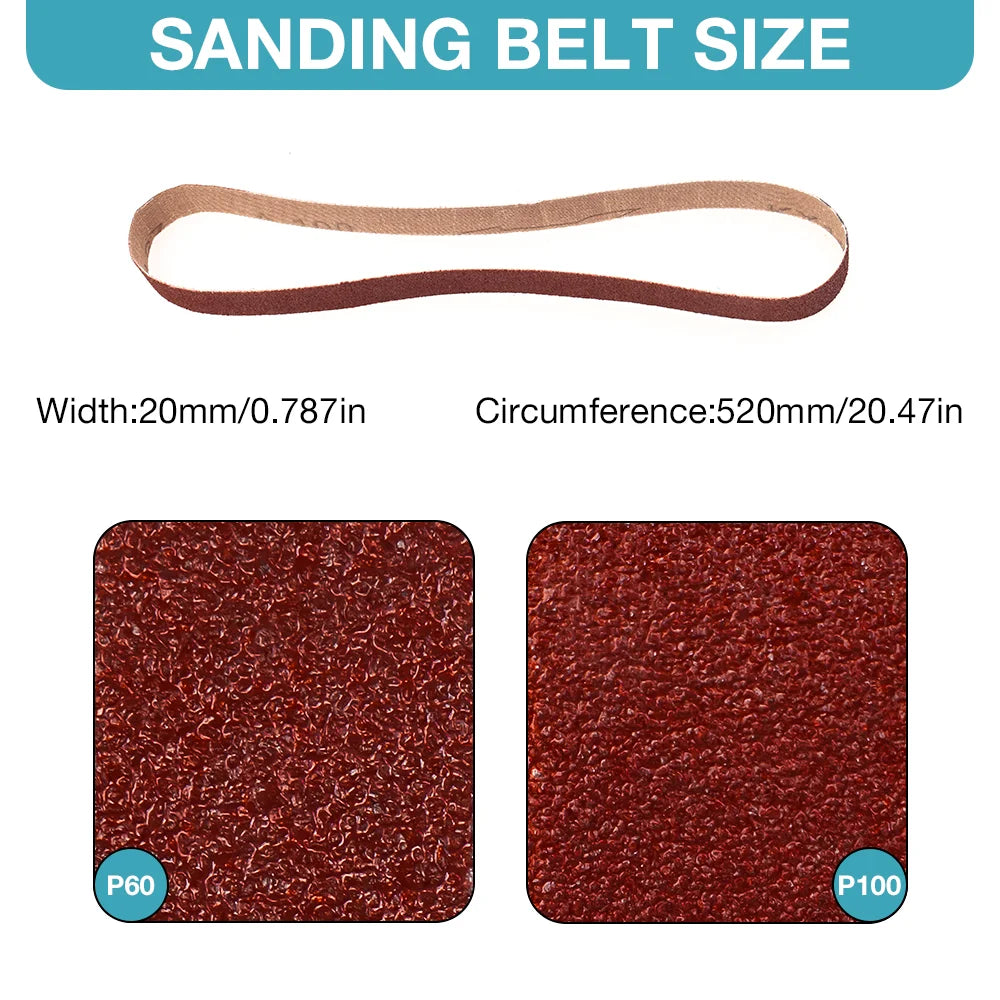 Rynx | Belt Sander Bracket for Angle Grinder - Modified Sand Belt Machine for Model 100 115 125 Angle Grinder - Ideal for Wood/Metal Grinding & Polishing