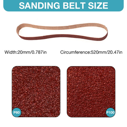 Rynx | Belt Sander Bracket for Angle Grinder - Modified Sand Belt Machine for Model 100 115 125 Angle Grinder - Ideal for Wood/Metal Grinding & Polishing