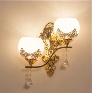 Rynx | CrystalLuxe - LED Wall Lamp Gold Bedroom & Living Room Mood Lighting
