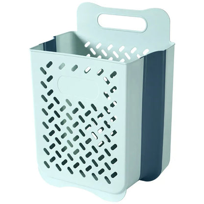 Rynx | Space-Saving Wall-Mounted Folding Laundry Basket - Your Household Laundry and Bathroom Organizer