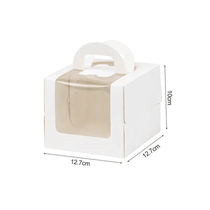 Rynx Large Cake Packaging Box Portable Muffin Cupcake Container Wedding Birthday Party Supplies Baby Shower Cookie Gift Paper Boxes
