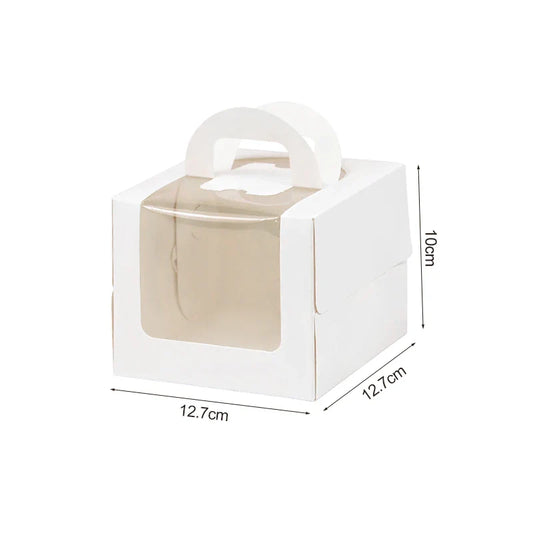 Rynx Large Cake Packaging Box Portable Muffin Cupcake Container Wedding Birthday Party Supplies Baby Shower Cookie Gift Paper Boxes