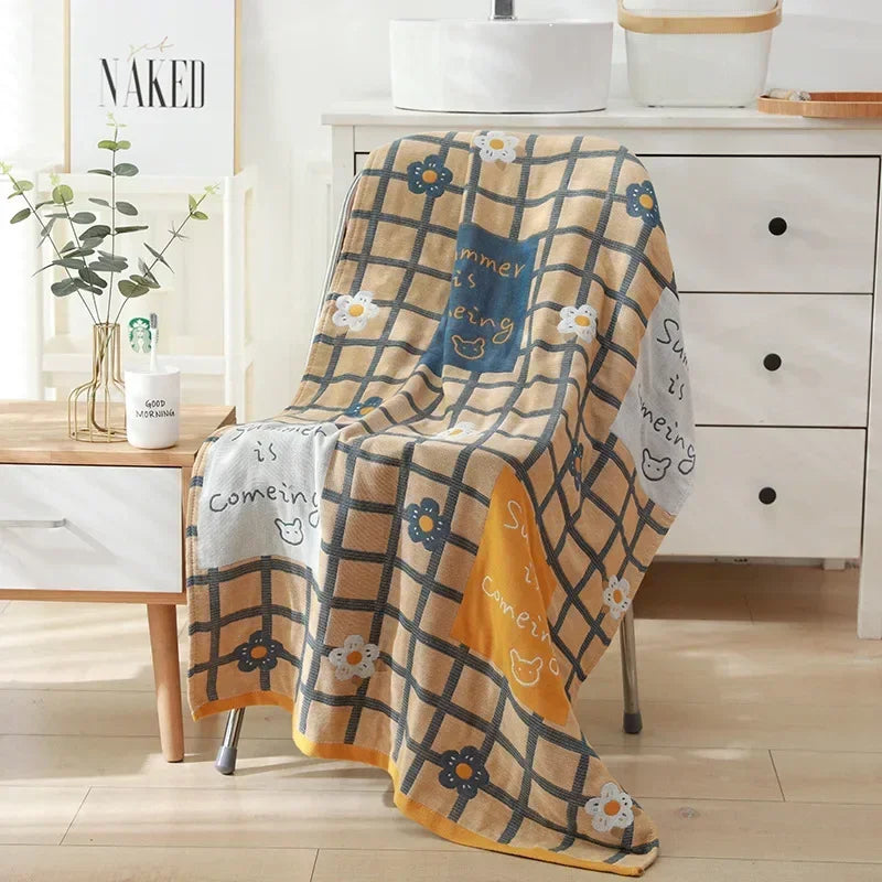 Rynx | botanical print blanket