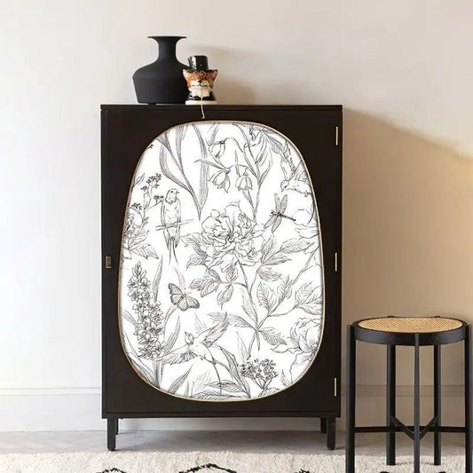 Rynx | Chic Black-and-white Peel and Stick Wallpaper for Stylish Home Transformations