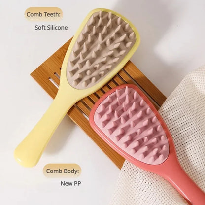Rynx | Sale Silicone Scalp Massage Comb Shampoo Brush Hair Washing Brush Head Massager Bath Brush Body Scrubber Hair Accessories
