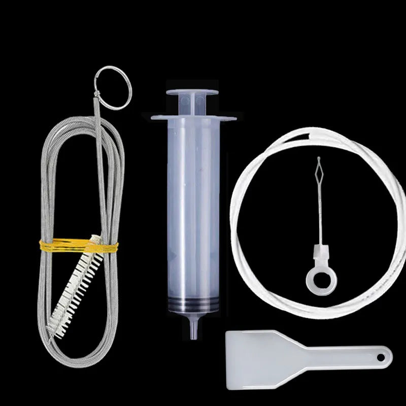 Rynx | 5-Piece Refrigerator Drain Hole Cleaning Set - Clog Remover and Dredge Tools with Fridge Hole Brush for Household Cleaning