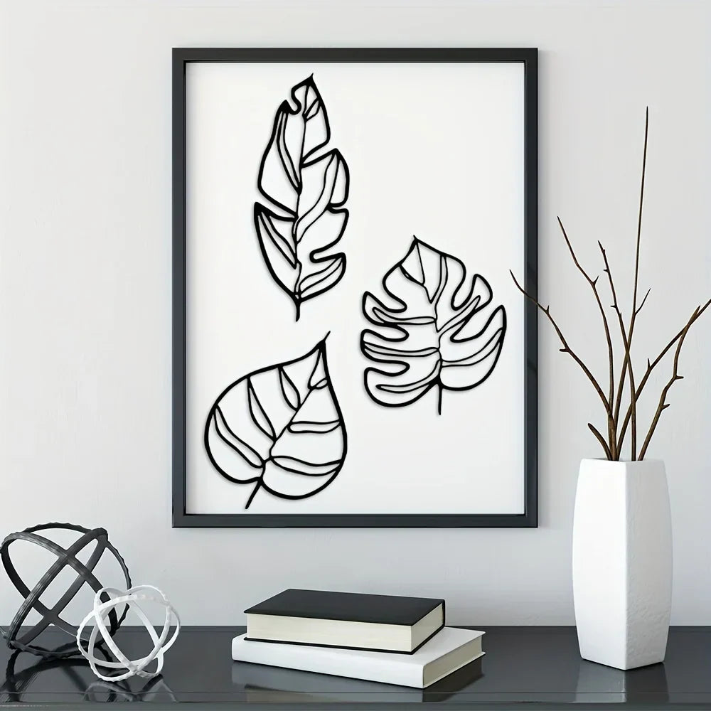 Rynx | Botanical Leaves Metal Wall Decoration