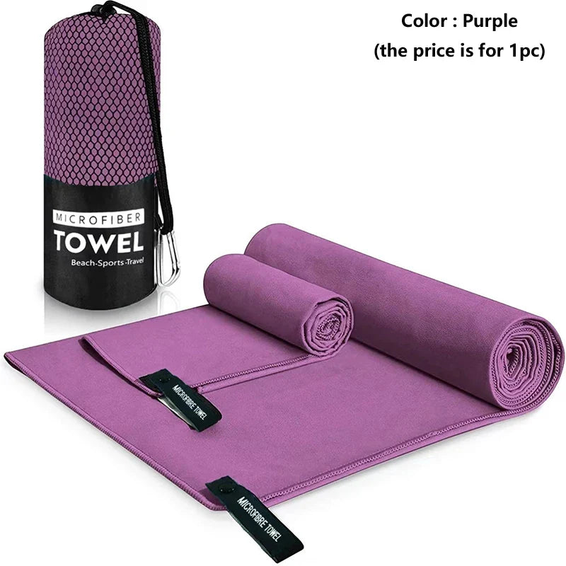 Rynx | Quick-Drying Sports Towel | Swimming Gym Fitness Camping Running Beach Towels | Blue Grey Green Orange