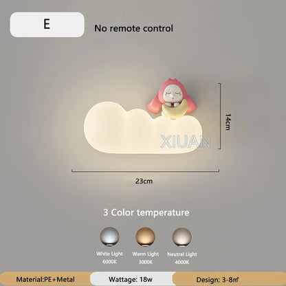 Rynx | KinderDroom - LED Children's Room Water Lamp with Cartoon Animal Design