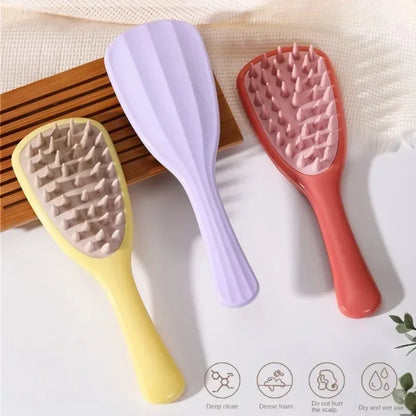 Rynx | Sale Silicone Scalp Massage Comb Shampoo Brush Hair Washing Brush Head Massager Bath Brush Body Scrubber Hair Accessories