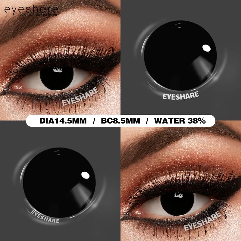 Rynx | 1 Pair Halloween Colored Contact Lenses for Cosplay White Contact Anime Colored Eye Lenses Annual Vampire Red Contact Lens