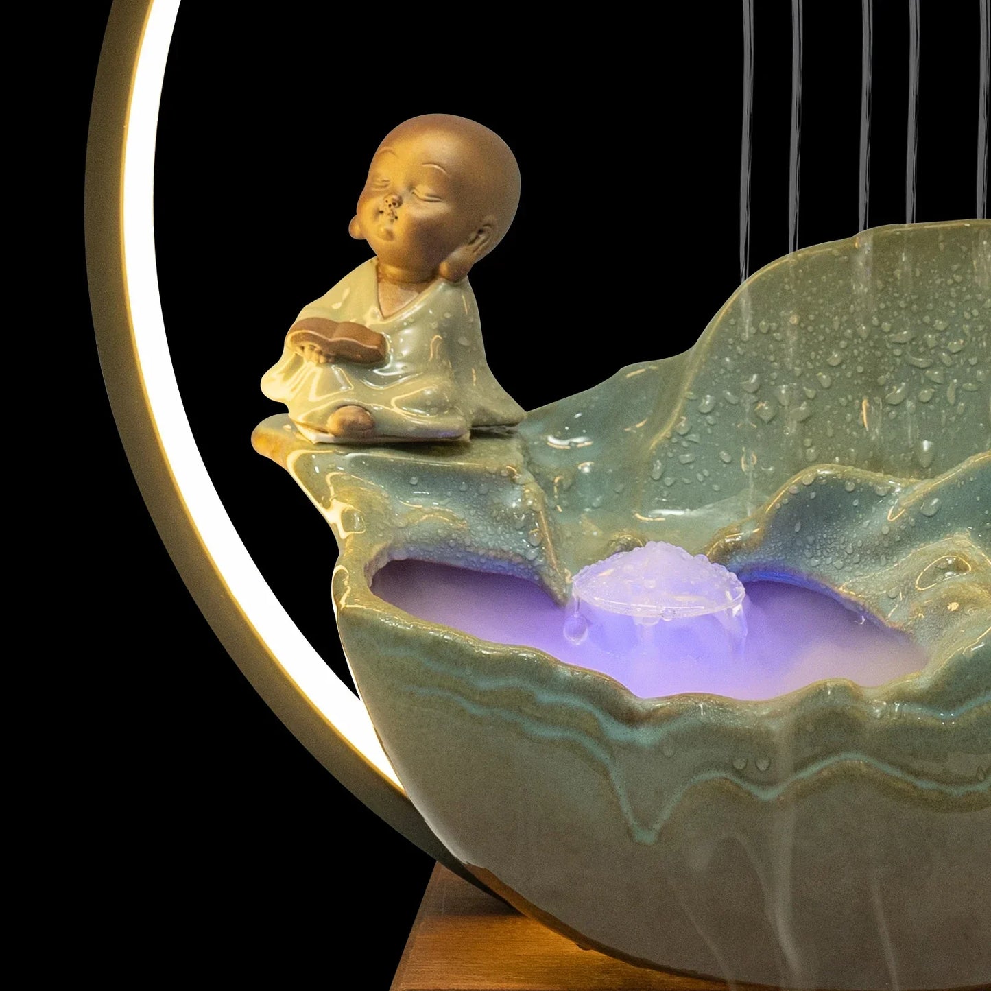 Rynx | Waterfall Fortune LED Incense Burner Zen Decor