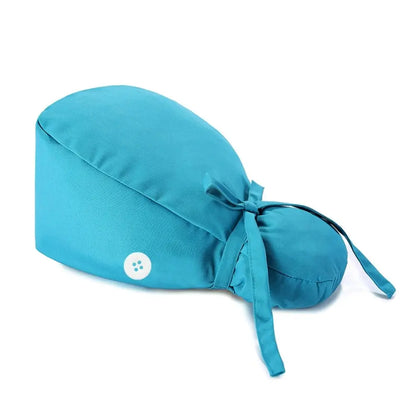 Rynx | Adjustable surgical cap with ponytail holder and buttons