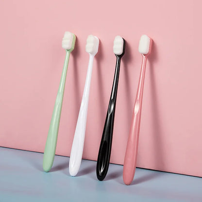 Rynx | Ultra-fine Soft Toothbrush: Million Nano Bristle Adult Brush for Deep Cleaning - Portable Travel Dental Care Oral Brush
