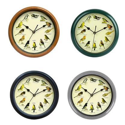 Rynx | Wall Clock - Decorative Timepiece with Bird Sounds - Unique Atmosphere