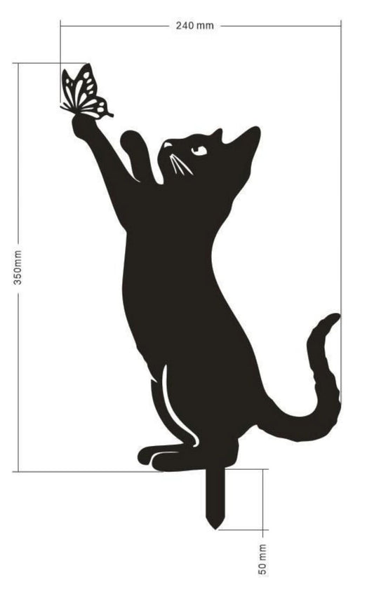 Rynx | Cat Metal Garden Decoration