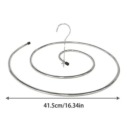 Rynx | Space-saving stainless steel spiral laundry rack for large laundry quick drying