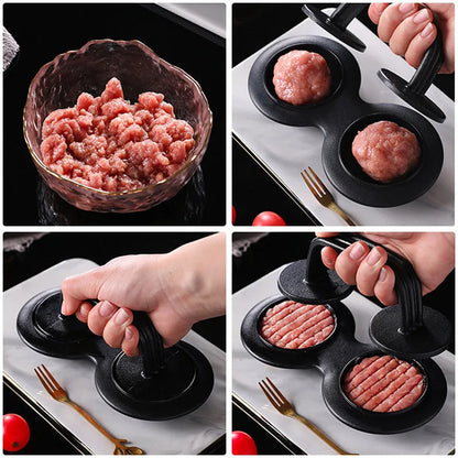 Rynx | Ultimate Double Grid Burger Rice Ball Molding Gadget