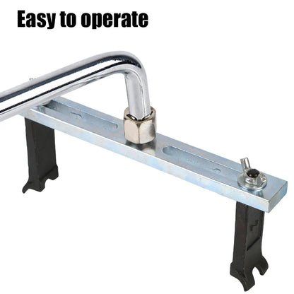 Rynx | 2-Jaw Wrench Tools for Car Oil Tank Cover - Lever Remover for Fuel Pump Lid - Motorcycle Accessories Universal Spanner Detent