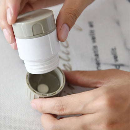 Rynx | 4-in-1 Multifunctional Portable Pill Cutter - Medicine Splitter with 4 Layer Powder Tablet Grinder and Storage Box, Ideal for Travel