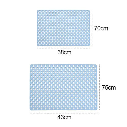 Rynx | Extra Porous Large Bath Mat - Non-Slip, Strong Suction, Anti-Mold TPE Shower Mat for Kitchen and Bathroom