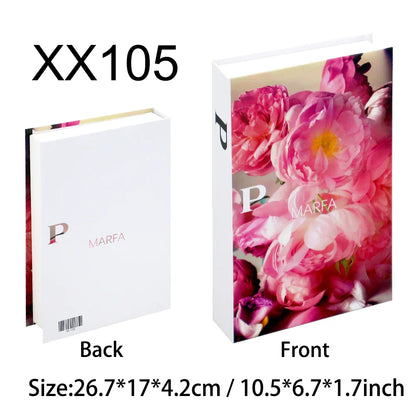 Rynx | Luxury Fake Books for Decor - Elegant Living Room Coffee Table Ornaments and Remote Control Storage Box