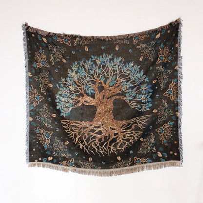 Rynx | Floral Garden Throw Blanket