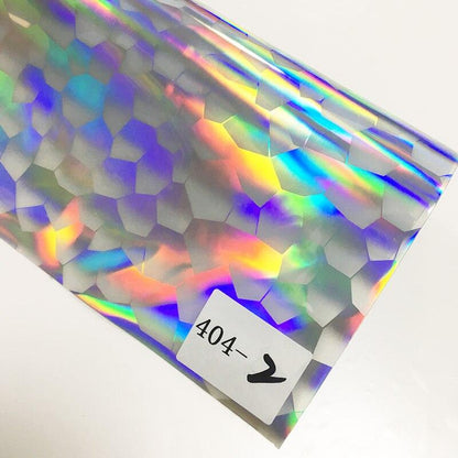 Rynx | Iridescent football pattern PVC jelly vinyl fabric - Ideal for creative projects