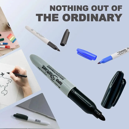 Rynx | Creative Fake Black Marker Pen Safe - Hidden Compartment Diversion Safe for Home and Office, Ideal for Hiding Necklaces, Money, and Small Valuables