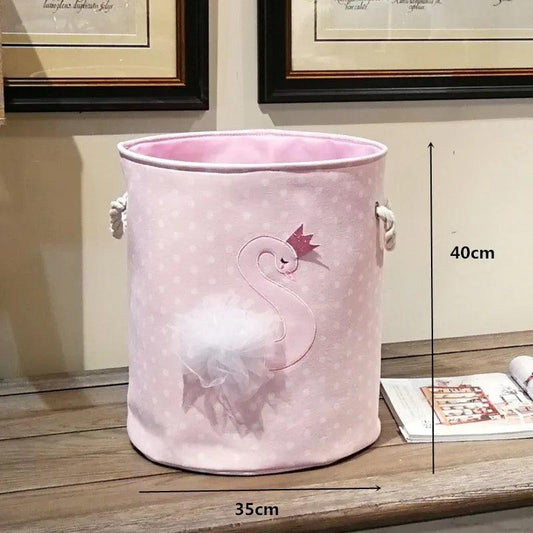 Rynx | Stylish collapsible storage basket made of canvas for children