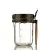 Rynx | Multifunctional Portable Breakfast Cup with Lid and Spoon - Perfect for Oatmeal, Cereal, Nuts, Yogurt, Salad, and More! Heat-Resistant Tumbler for Juice and Milk On-the-Go