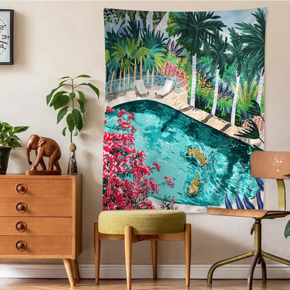 Rynx | Peacock Palace Wall Tapestry
