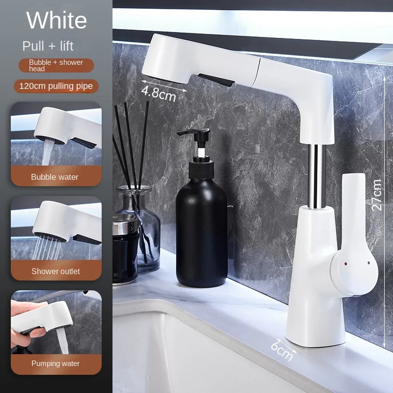 Rynx | 360° Degree Rotation Bathroom Faucet - Scalable Kitchen Faucet, Sink Tapware Blender for Washbasin Tap