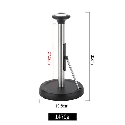 Rynx | Elegant stainless steel paper roll holder for kitchen and bathroom