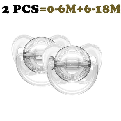 Rynx | Transparent Baby Pacifier (2 Pieces) Food Safe