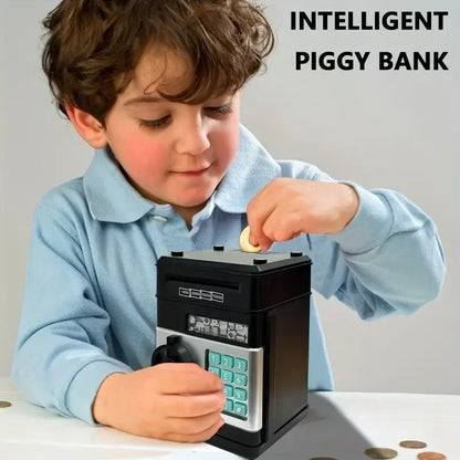 Rynx | Electronic Piggy Bank with Automatic Mini Safe, Password Lock, and Coin Counter – The Ultimate Child's Gift!