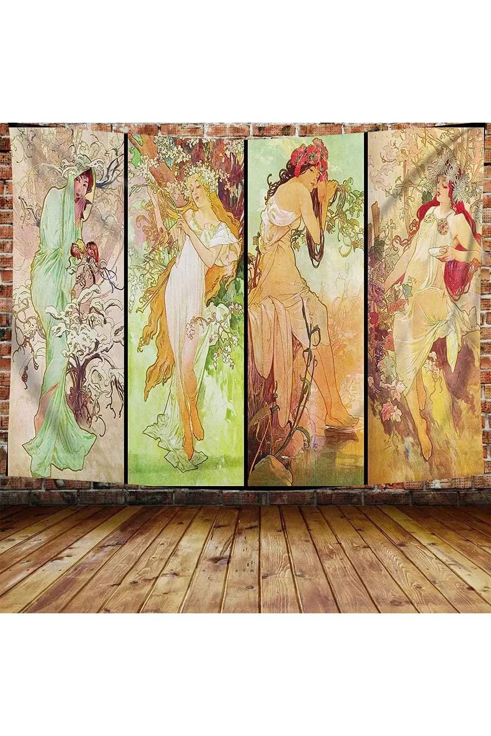 Rynx | Nouveau Flower Goddess Tapestry