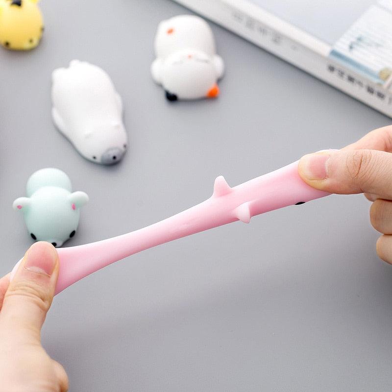 Rynx | Charming Kawaii Mochi Animal Squishies - Delicious Stress Relief Toy for Children