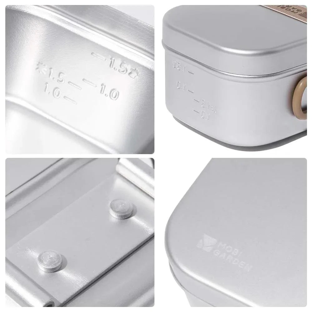 Rynx | Portable Aluminum Food Box for Culinary Adventures Outdoors