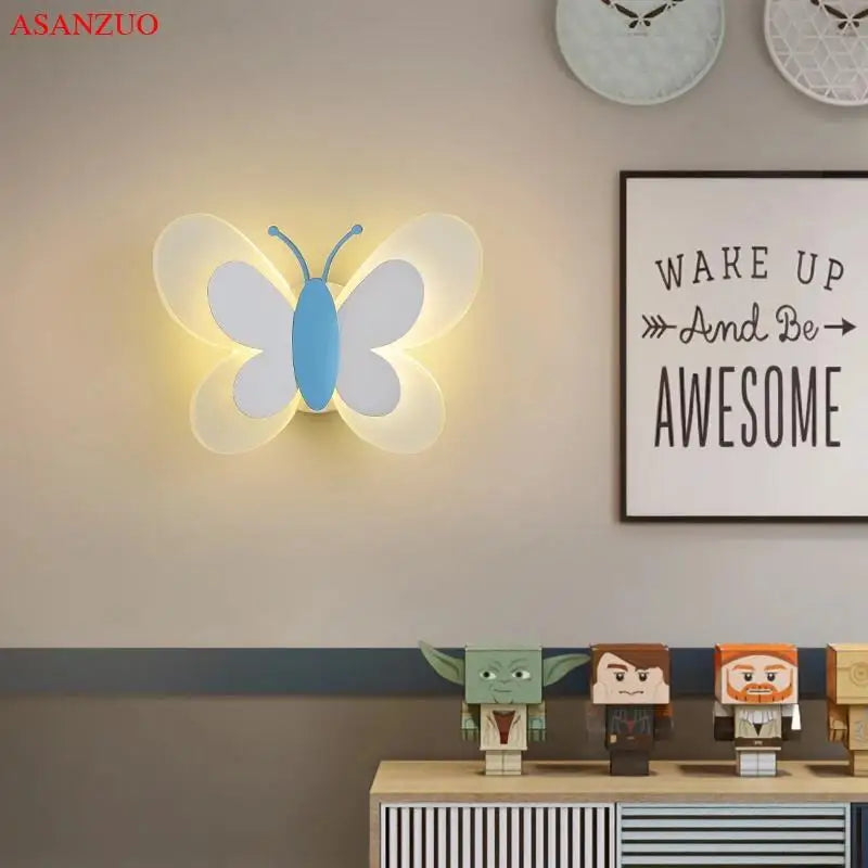 Rynx | ButterflyGlow - Acrylic Butterfly LED Wall Lamp for Children's Room and Bedroom Decor